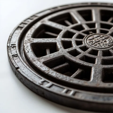 Люк смотрового колодца 640х550х60 мм 45 кг