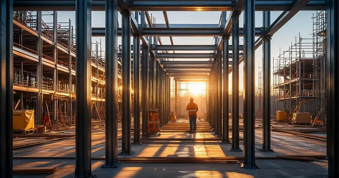 Стальная конструкция из профилей