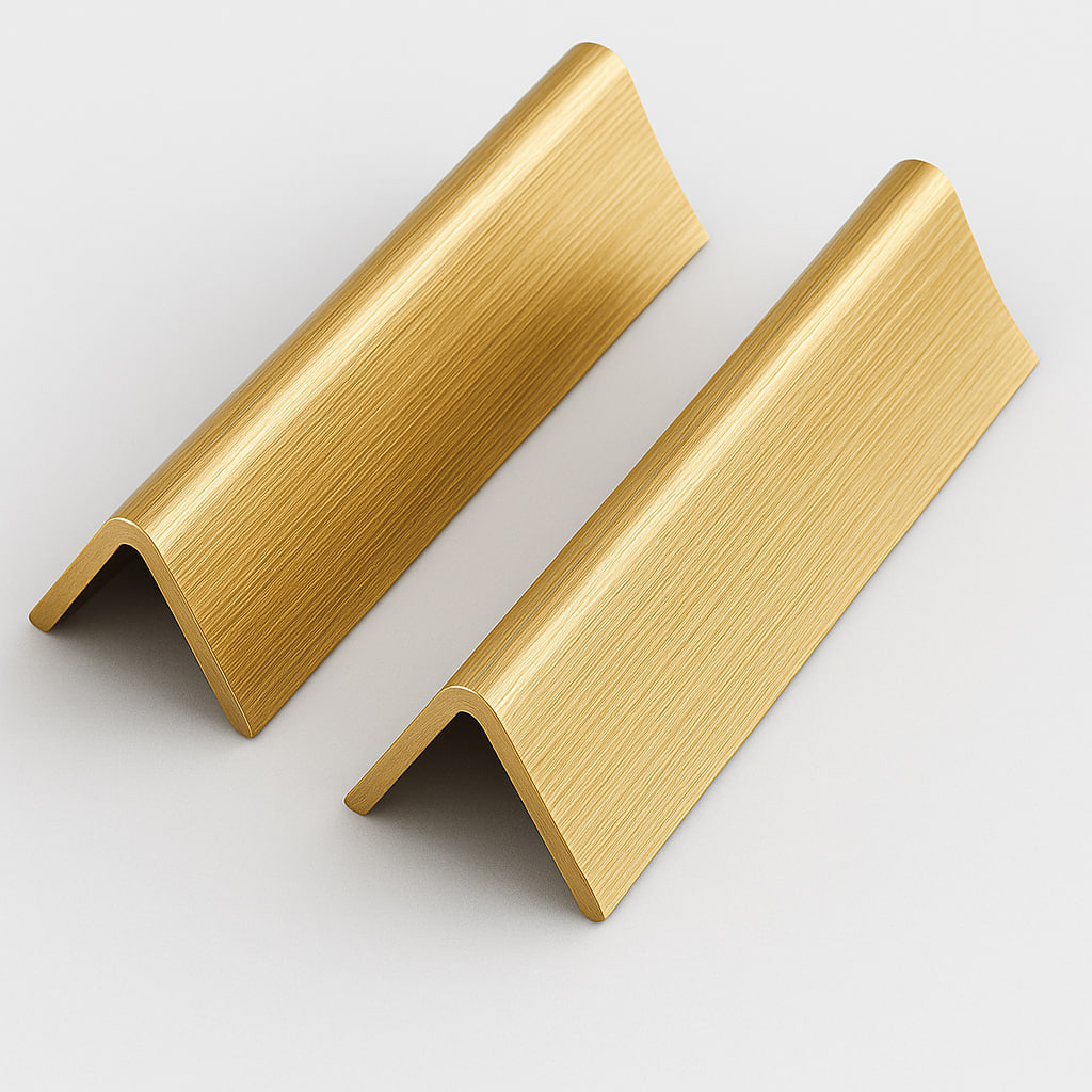 Латунный профиль Г-образный 10 мм Л63