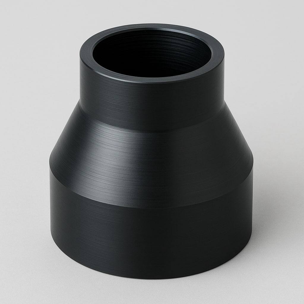 Переход ПНД приварной концентрический ДУ 125 РУ 90