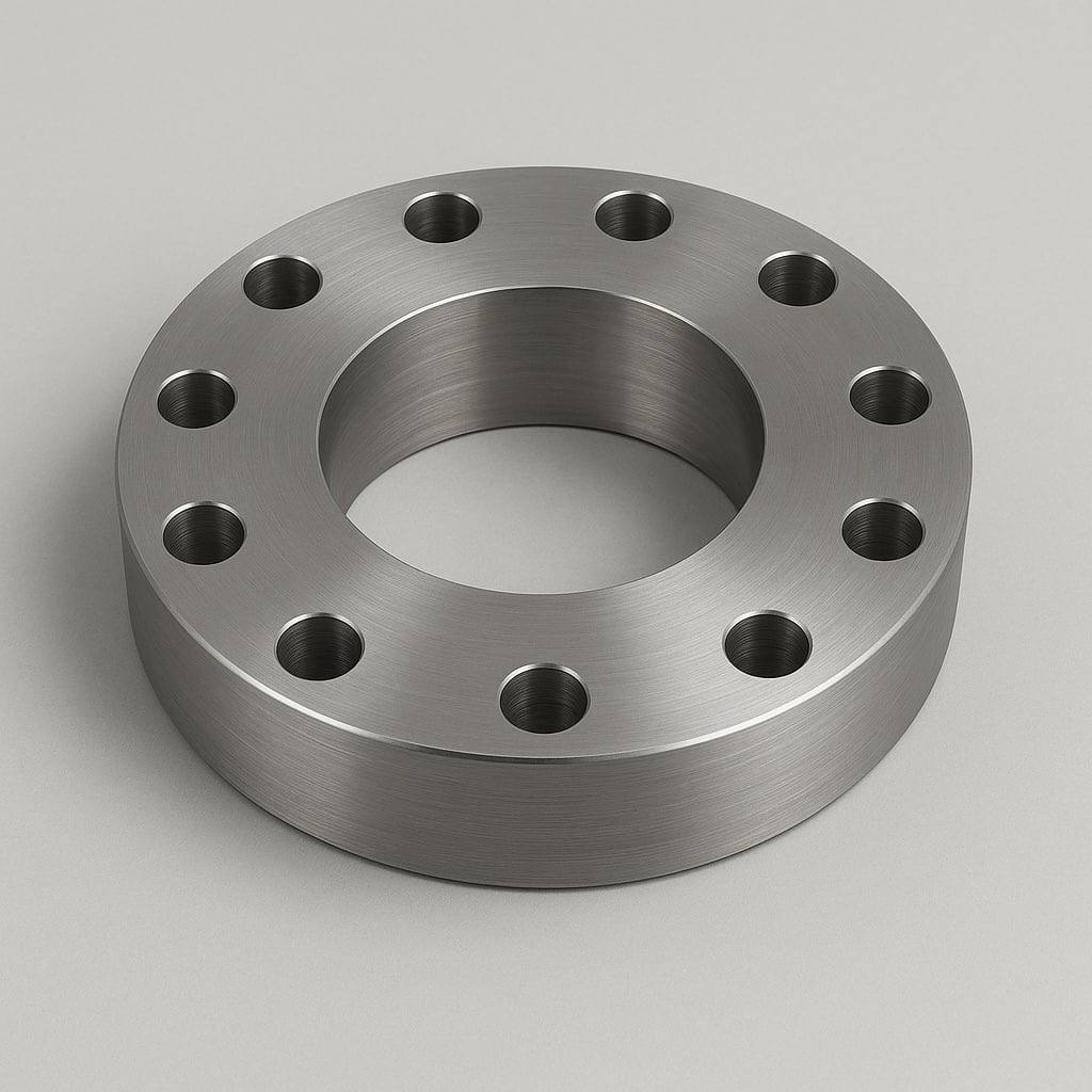 Титановый фланец ДУ 25 РУ 16 33.7 мм ВТ1-0 ГОСТ 33259-2015