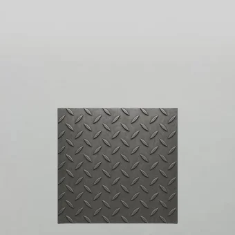 Лист стальной рифленый